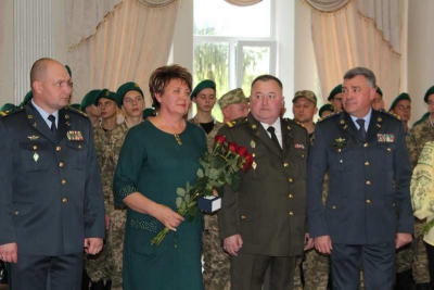 Сумскі кадети отримали зелені берети прикордонників