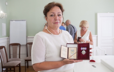 Вітаємо Наталію Михайлівну Головіхіну з високою державною нагородою!